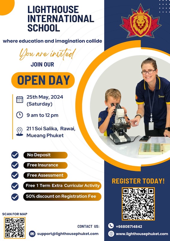 Lighthouse International School, Phuket - Open Day