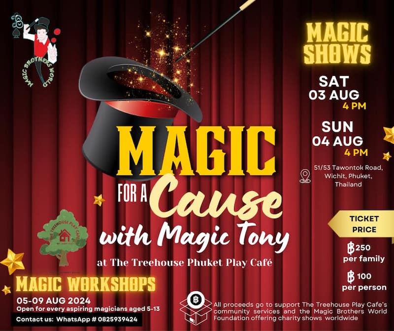 The Treehouse Phuket Play Cafe – Magic Workshop