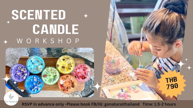 Go Natural - Scented Wax Candle Workshop