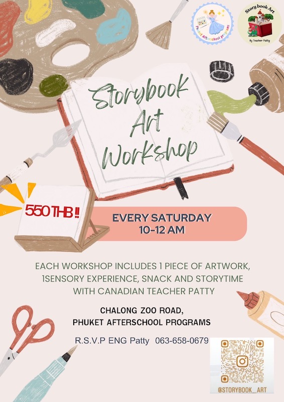 Phuket Afterschool Programs & Workshops - Storybook Art Workshop