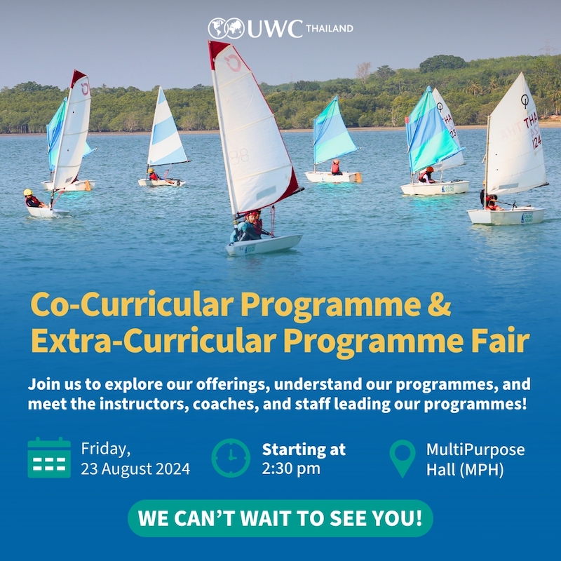 UWC Thailand - Co-Curricular and Extra-Curricular Programme Fair