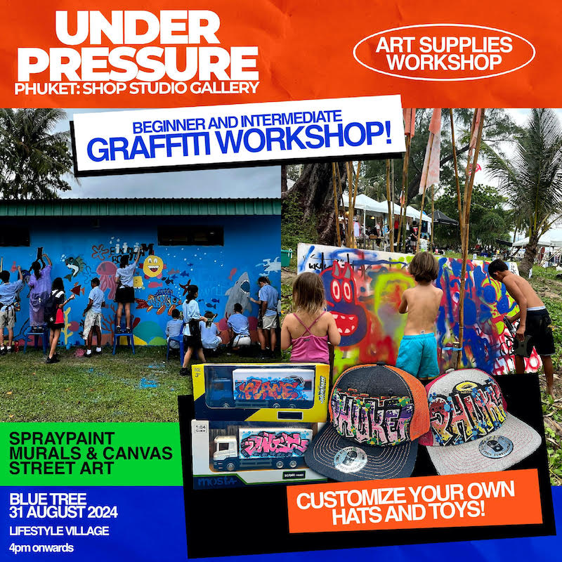 Wansao Market at Blue Tree - Graffiti Workshop