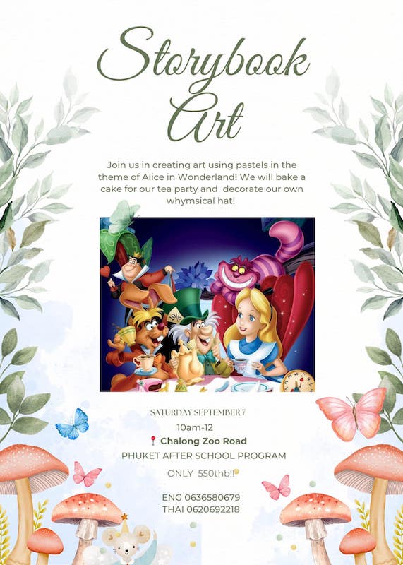 Phuket Afterschool Programs & Workshops - Alice in Wonderland