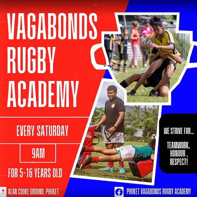 Phuket Vagabonds Rugby Academy - Weekly Training