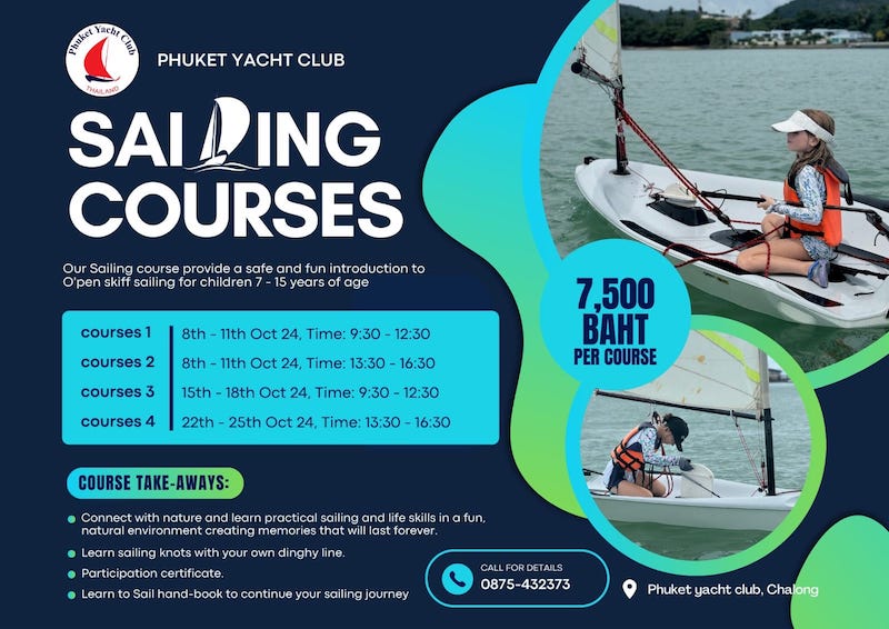 Phuket Yacht Club - Sailing Courses