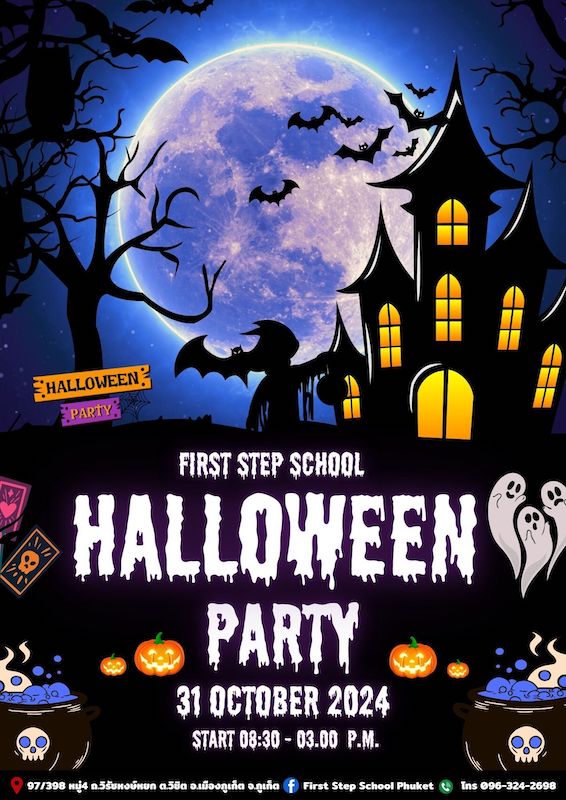 First Step School Phuket - Halloween Party