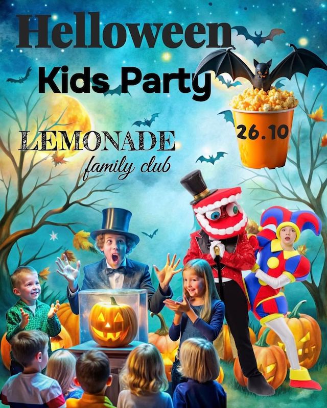 Lemonade Family Club-Restaurant - Halloween Kids Party