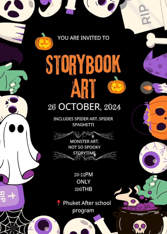 Phuket Afterschool Programs & Workshops - Happy Story Book Art