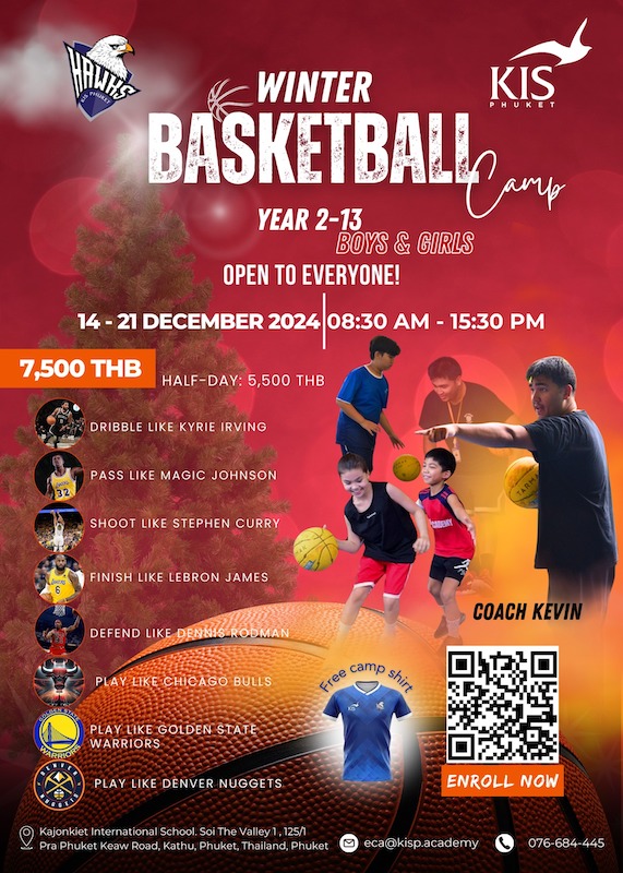 Kajonkiet International School Phuket - Winter Basketball Camp