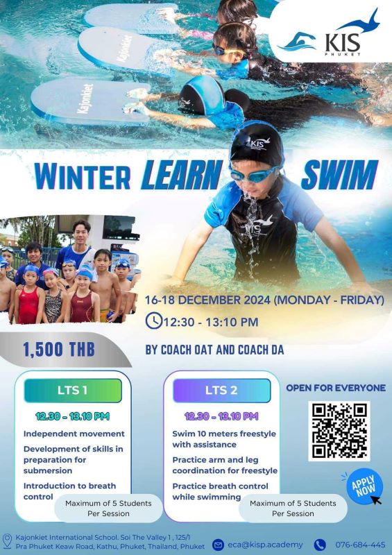 Kajonkiet International School Phuket - Winter Learn to Swim