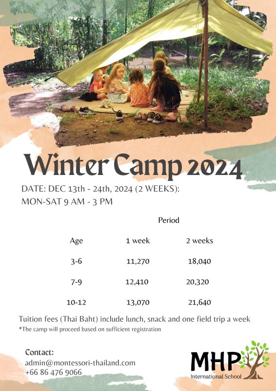 Montessori House Phuket International School - Winter Camp