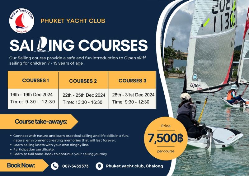 Phuket Yacht Club - Sailing Courses