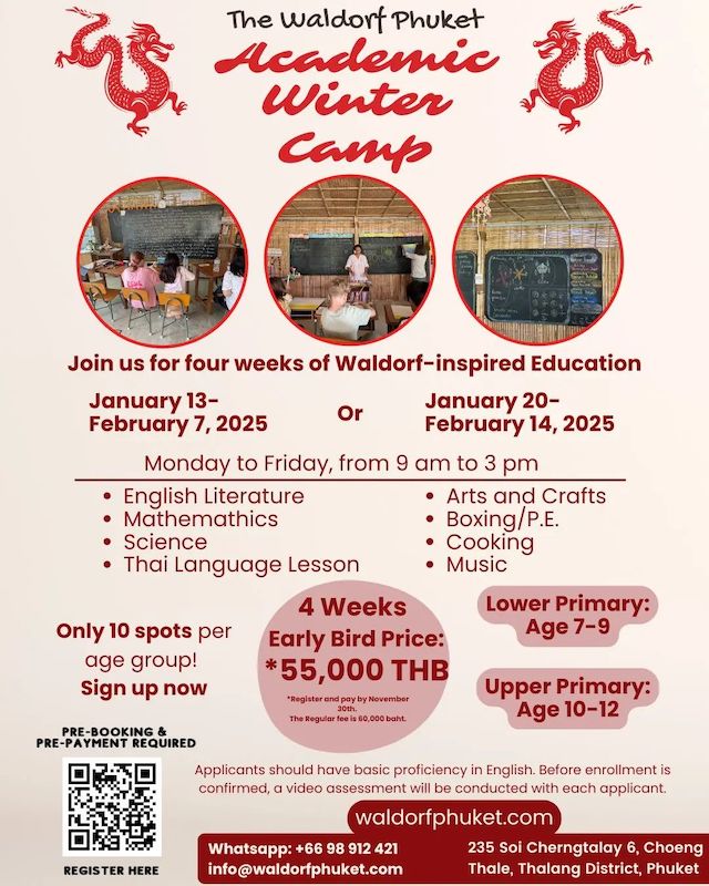 The Waldorf Phuket - Academic Winter Camp