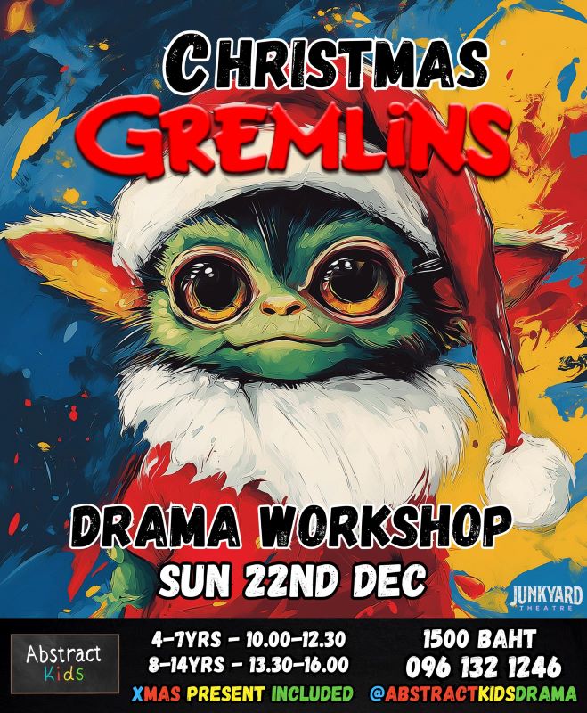 Abstract Kids Drama - Christmas Gremlins Drama Workshop