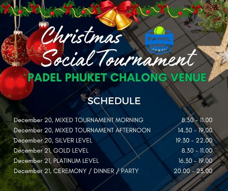 Padel Phuket - Christmas Social Padel Tournament