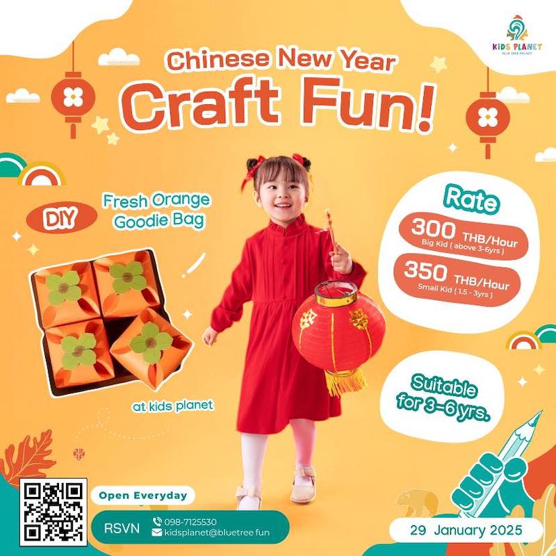 Kids Planet at Blue Tree Phuket - Chinese New Year Workshops