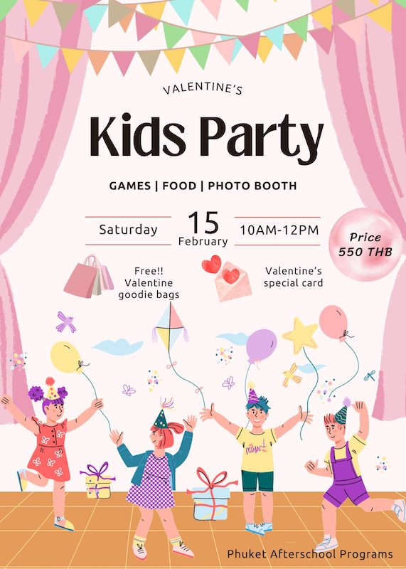 Phuket Afterschool Programs & Workshops - Valentine’s Kid Party